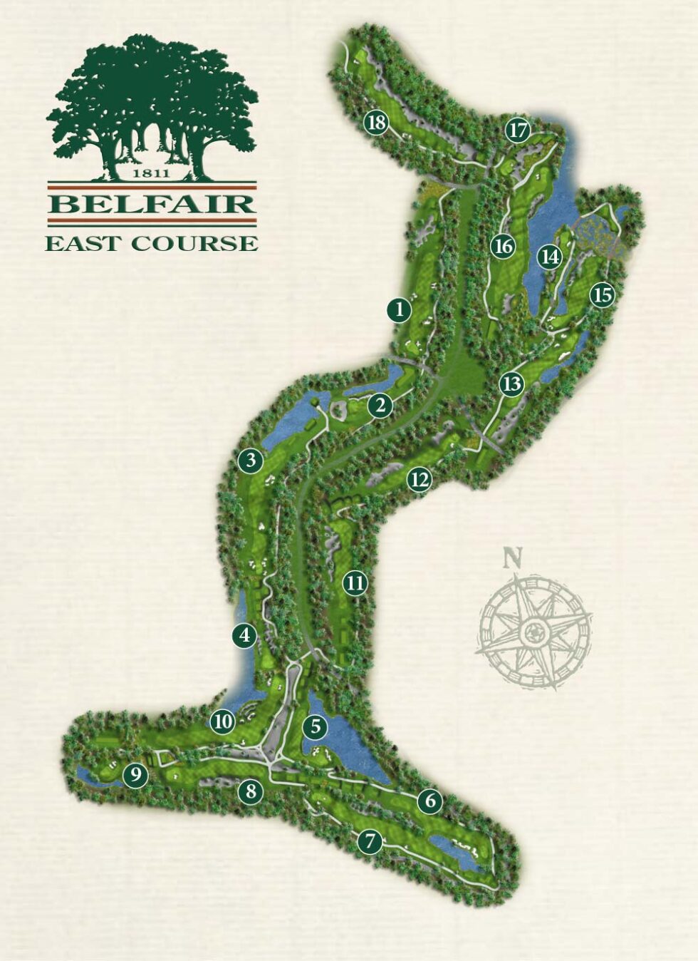 East Course - Belfair 1811